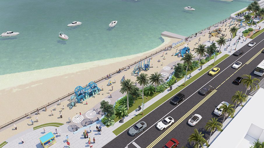 Zhuhai Guishan Island Yiwan Beach Children's Playground