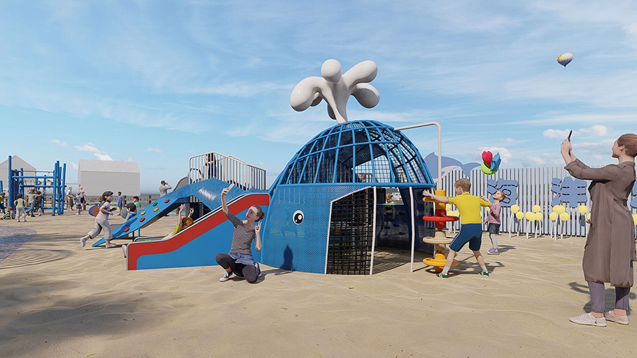 Zhuhai Guishan Island Yiwan Beach Children's Playground