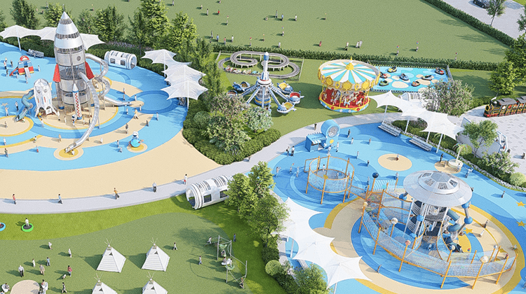 Children’s Park in Yulin Sports Town, Shaanxi Province