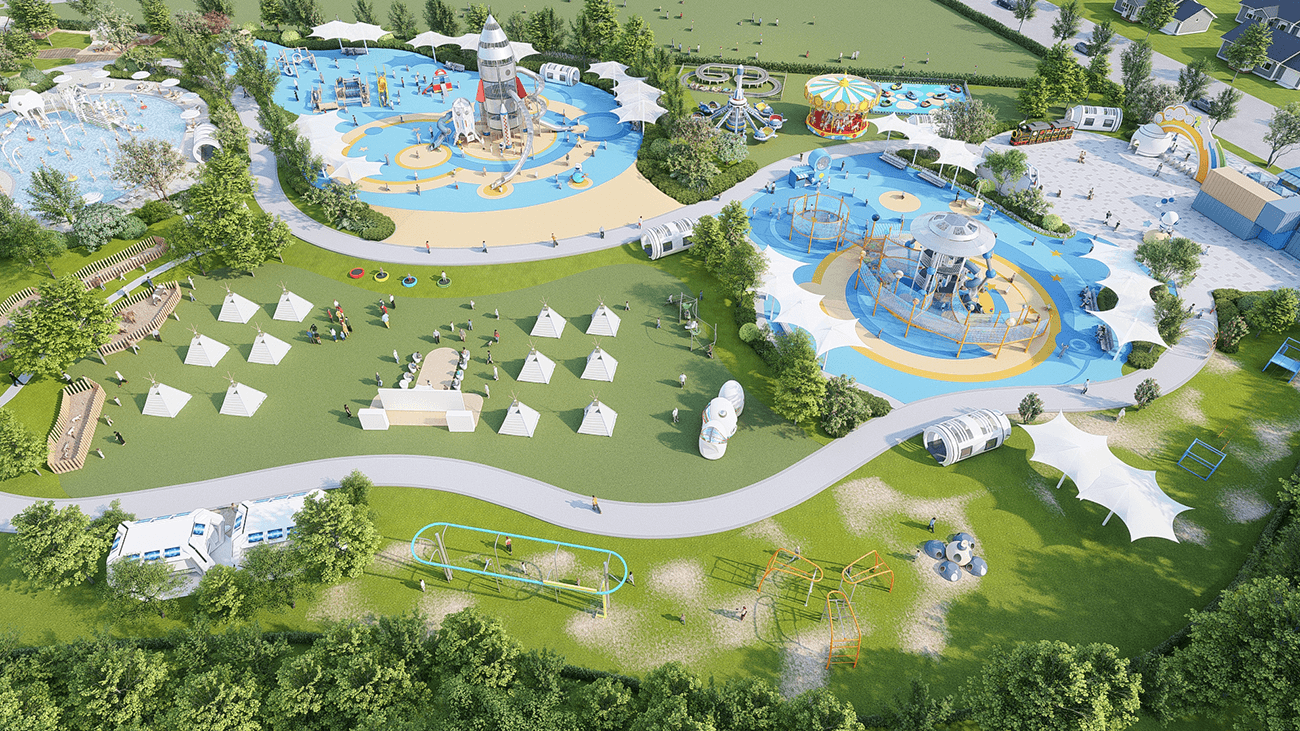 Children's Park in Yulin Sports Town, Shaanxi Province