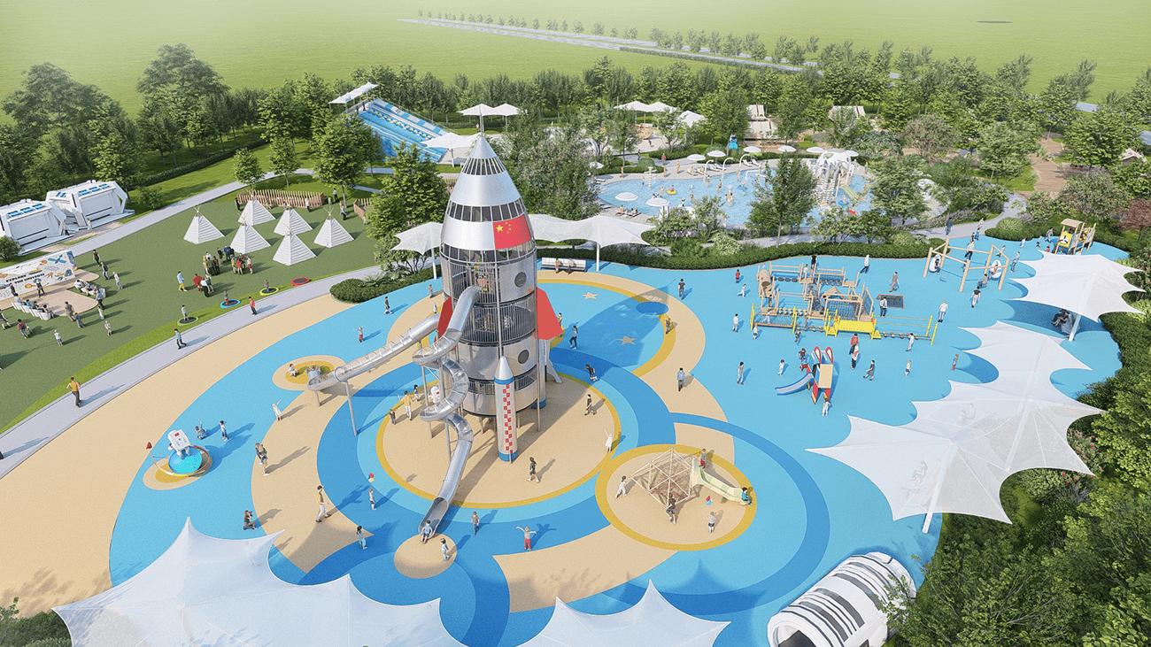 Children's Park in Yulin Sports Town, Shaanxi Province