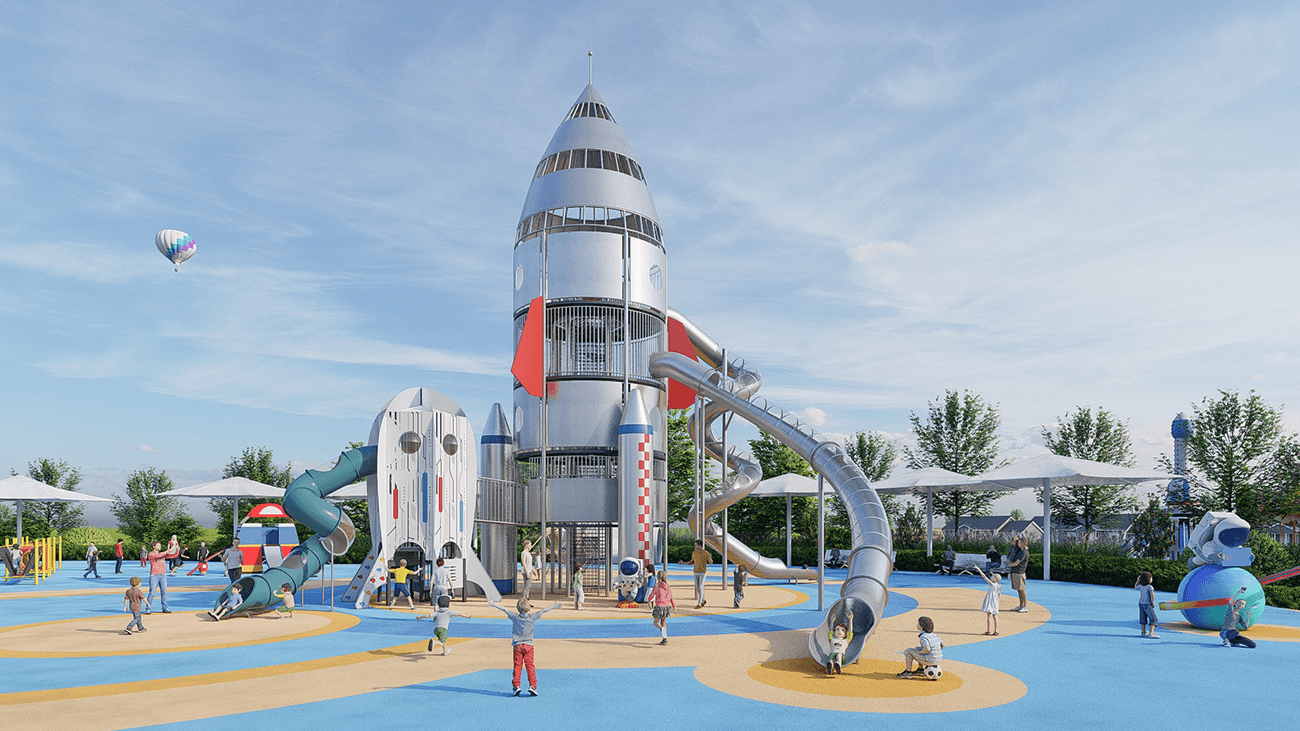 Children's Park in Yulin Sports Town, Shaanxi Province