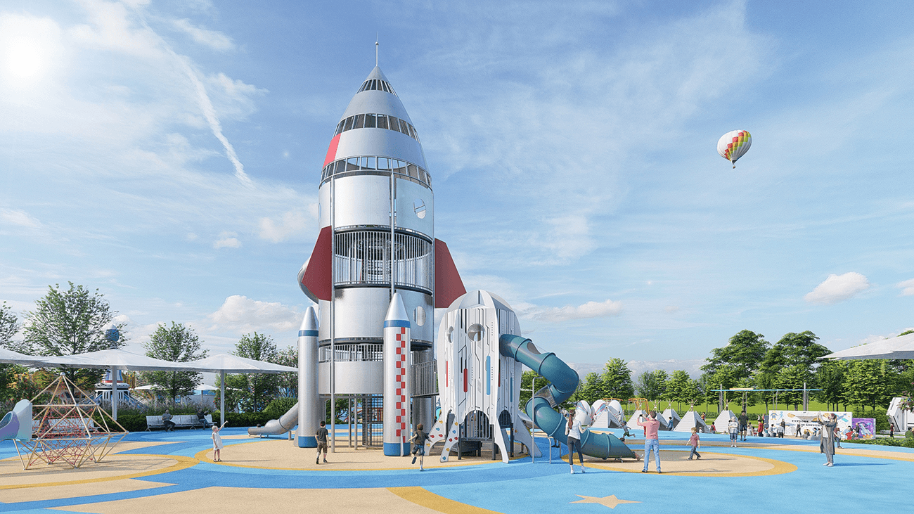 Children's Park in Yulin Sports Town, Shaanxi Province
