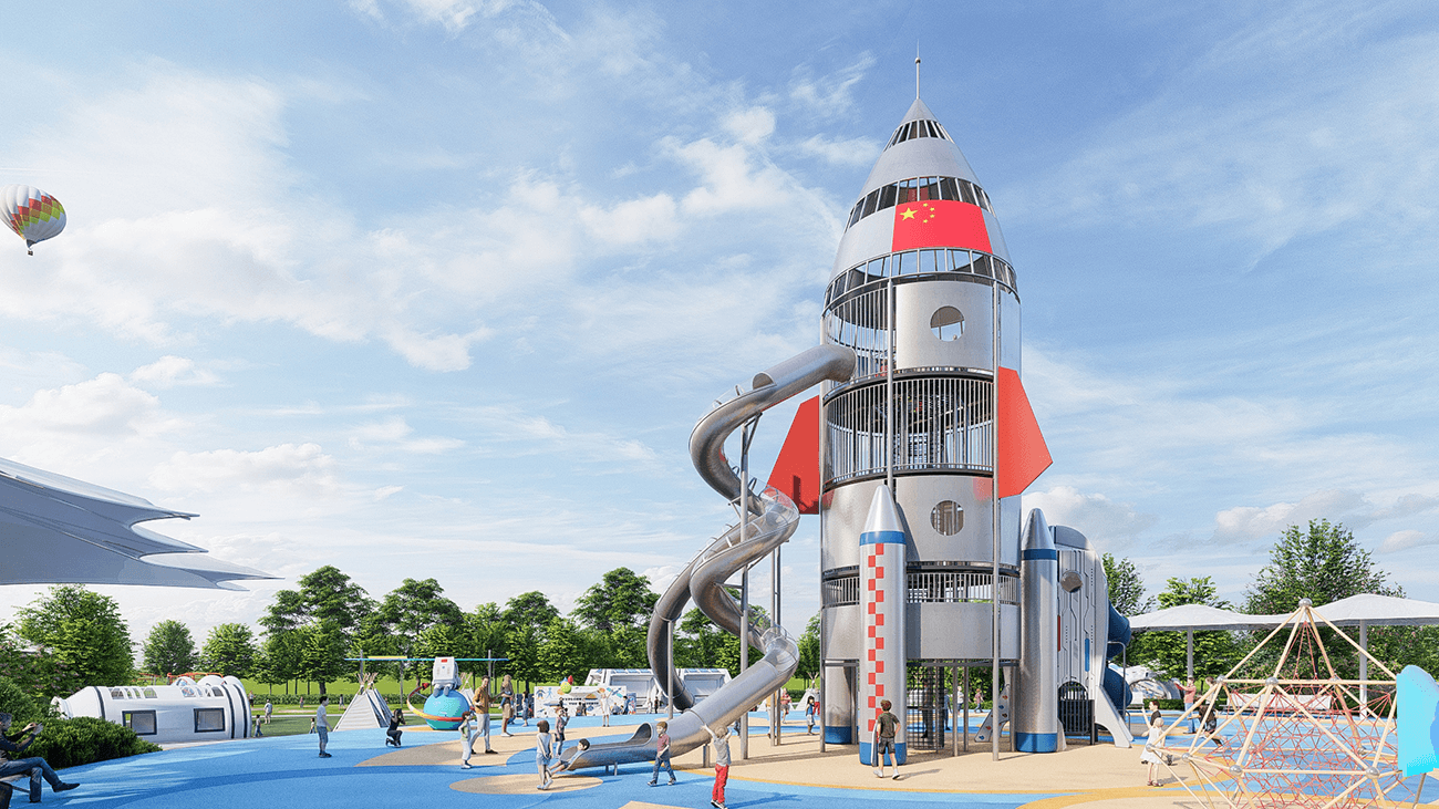 Children's Park in Yulin Sports Town, Shaanxi Province