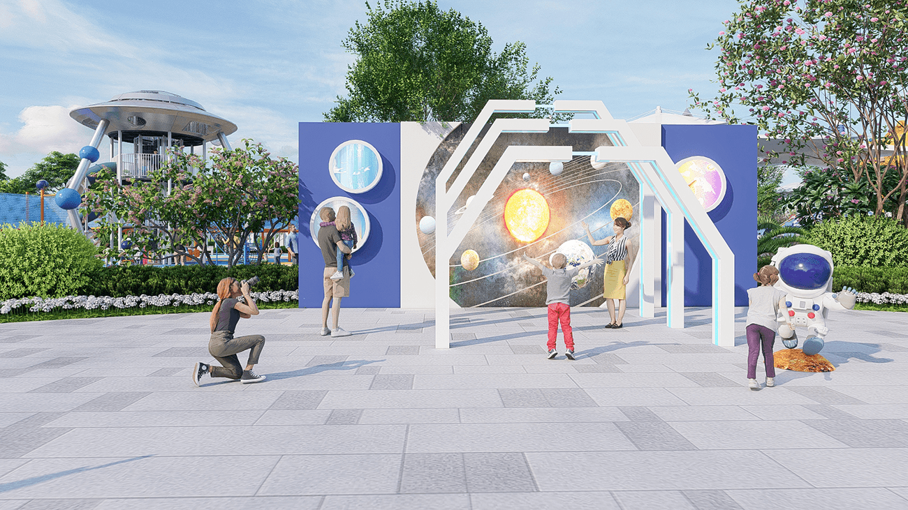 Children's Park in Yulin Sports Town, Shaanxi Province