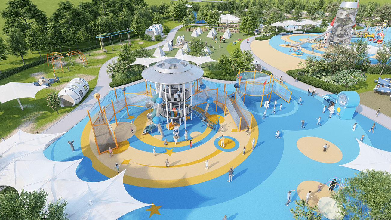 Children's Park in Yulin Sports Town, Shaanxi Province