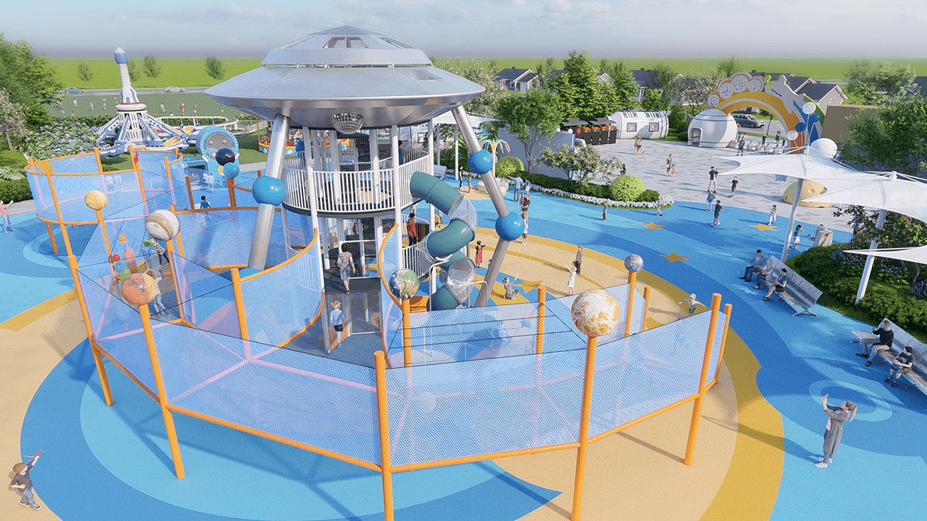 Children's Park in Yulin Sports Town, Shaanxi Province