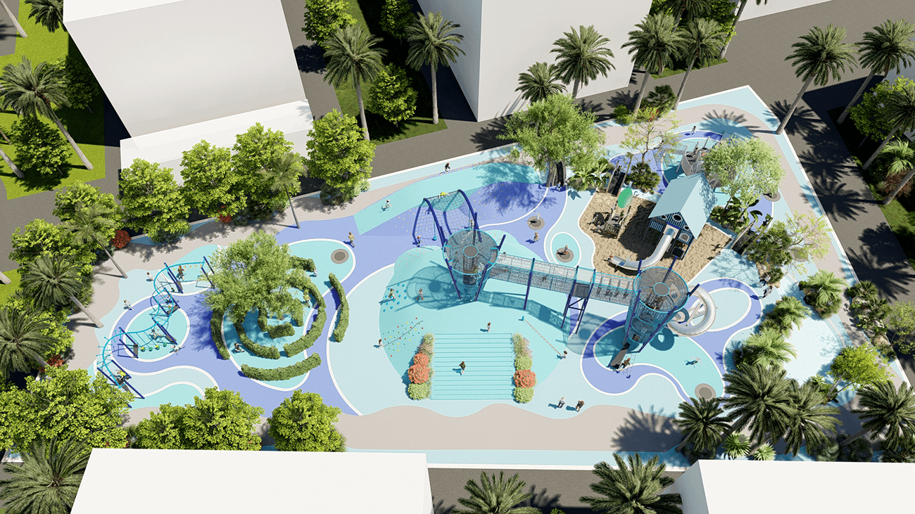 Outdoor Playground in New South Wales, Australia