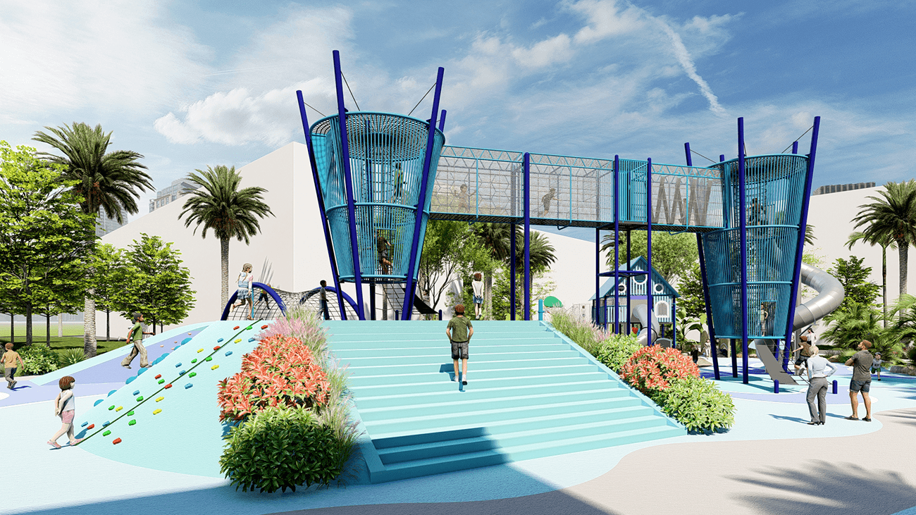 Outdoor Playground in New South Wales, Australia
