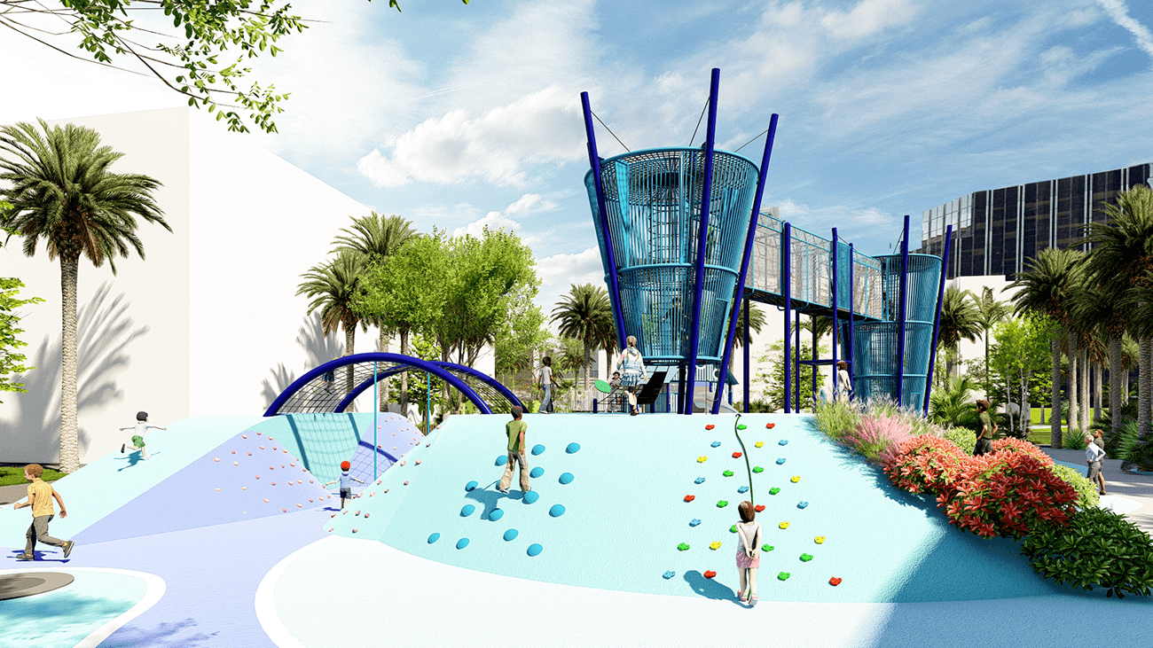 Outdoor Playground in New South Wales, Australia
