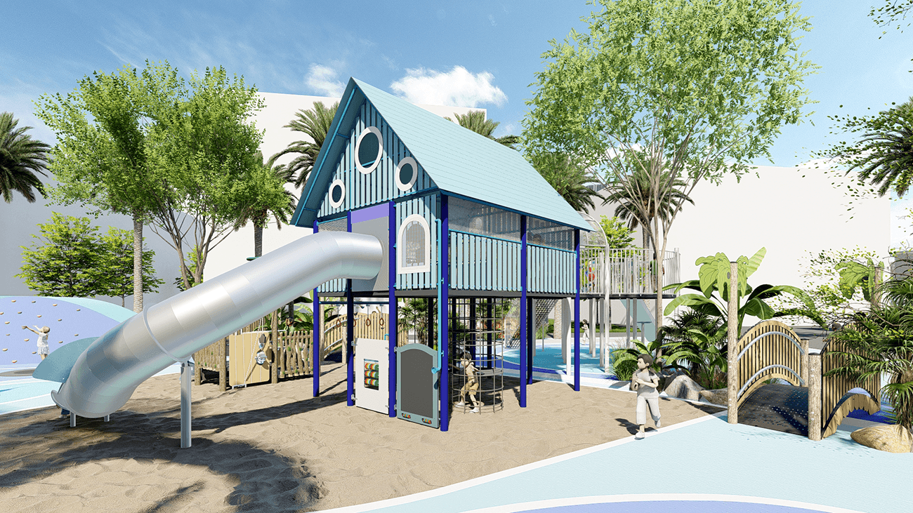 Outdoor Playground in New South Wales, Australia