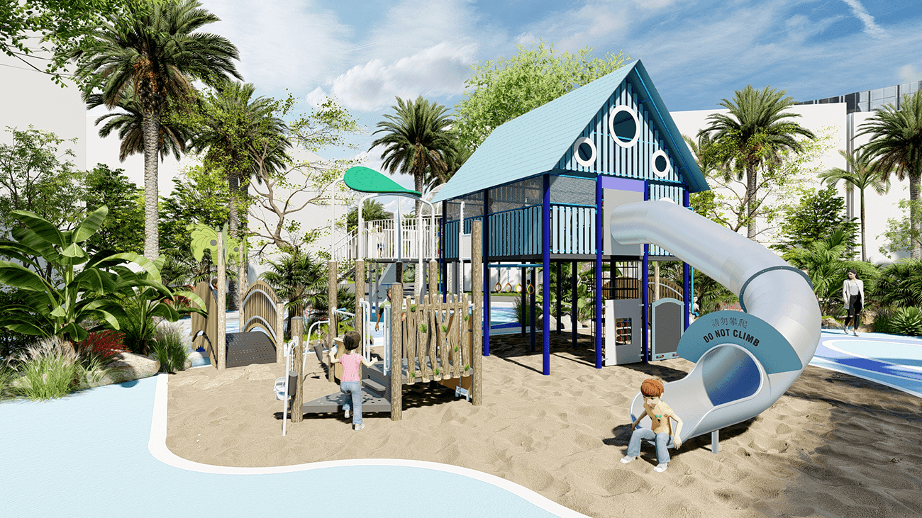 Outdoor Playground in New South Wales, Australia