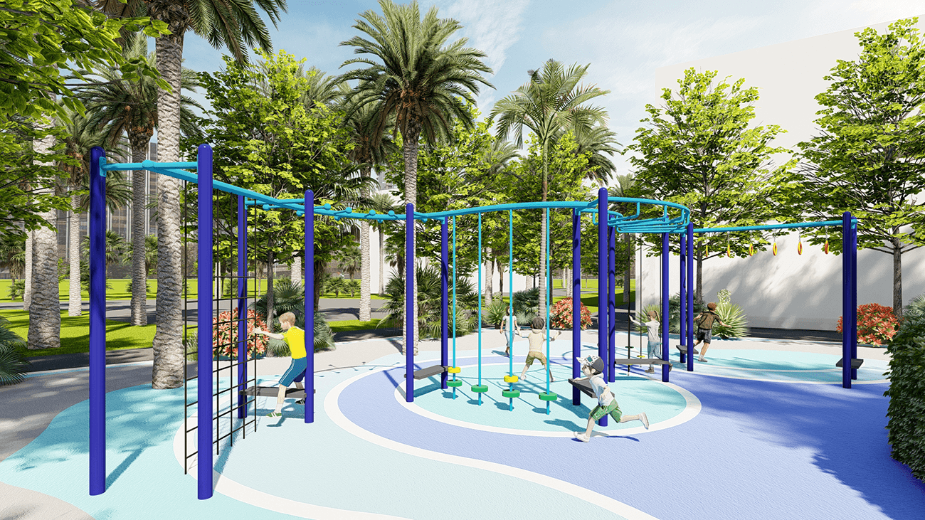 Outdoor Playground in New South Wales, Australia