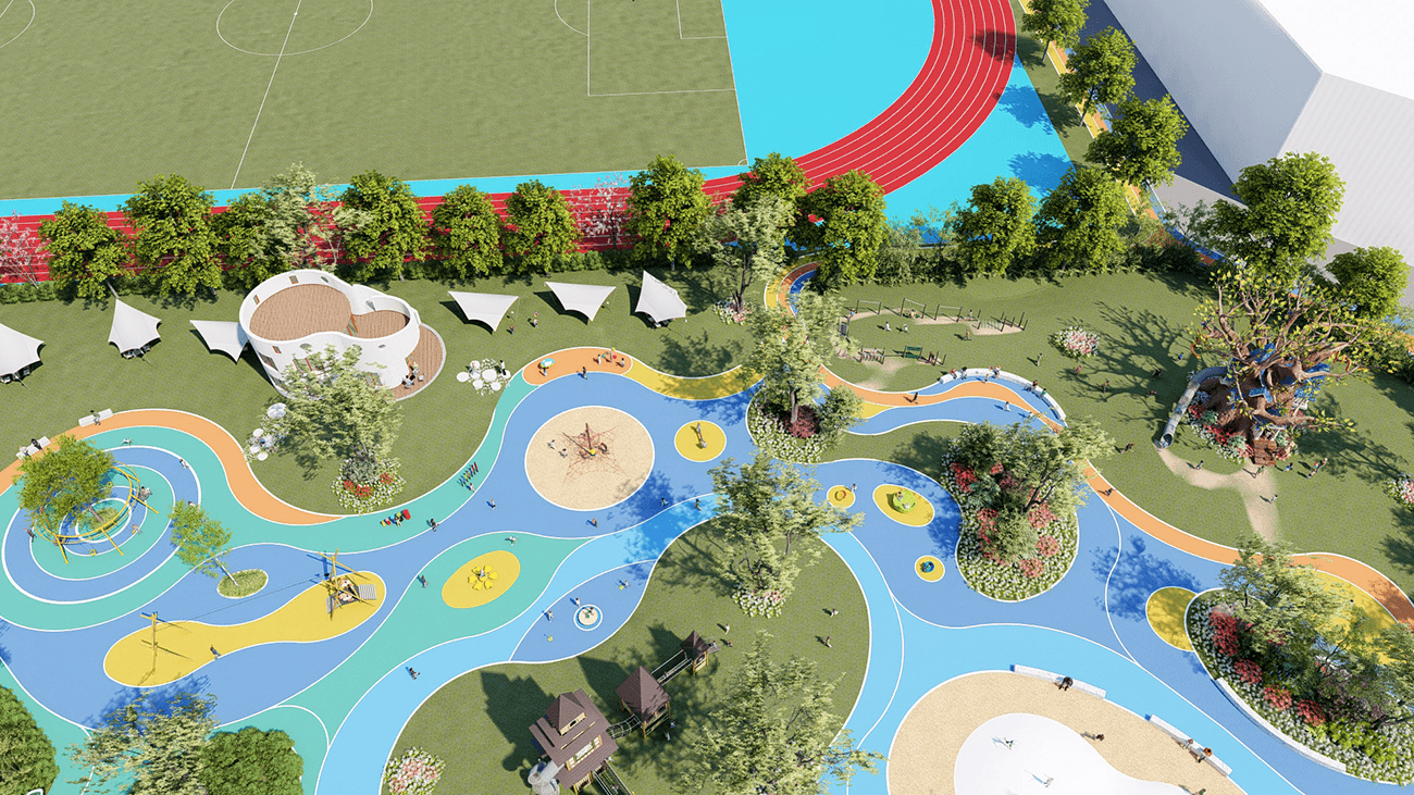 Smart Sports Park in Liancheng, Fujian
