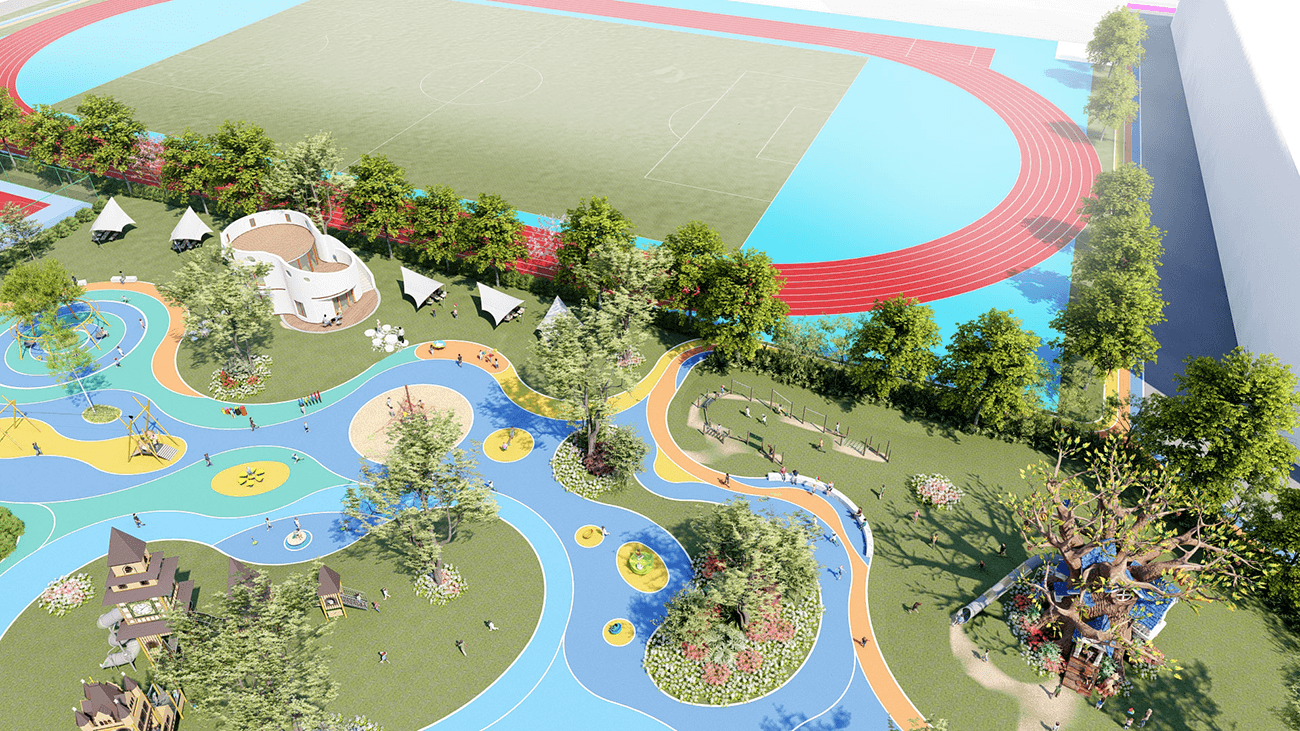 Smart Sports Park in Liancheng, Fujian