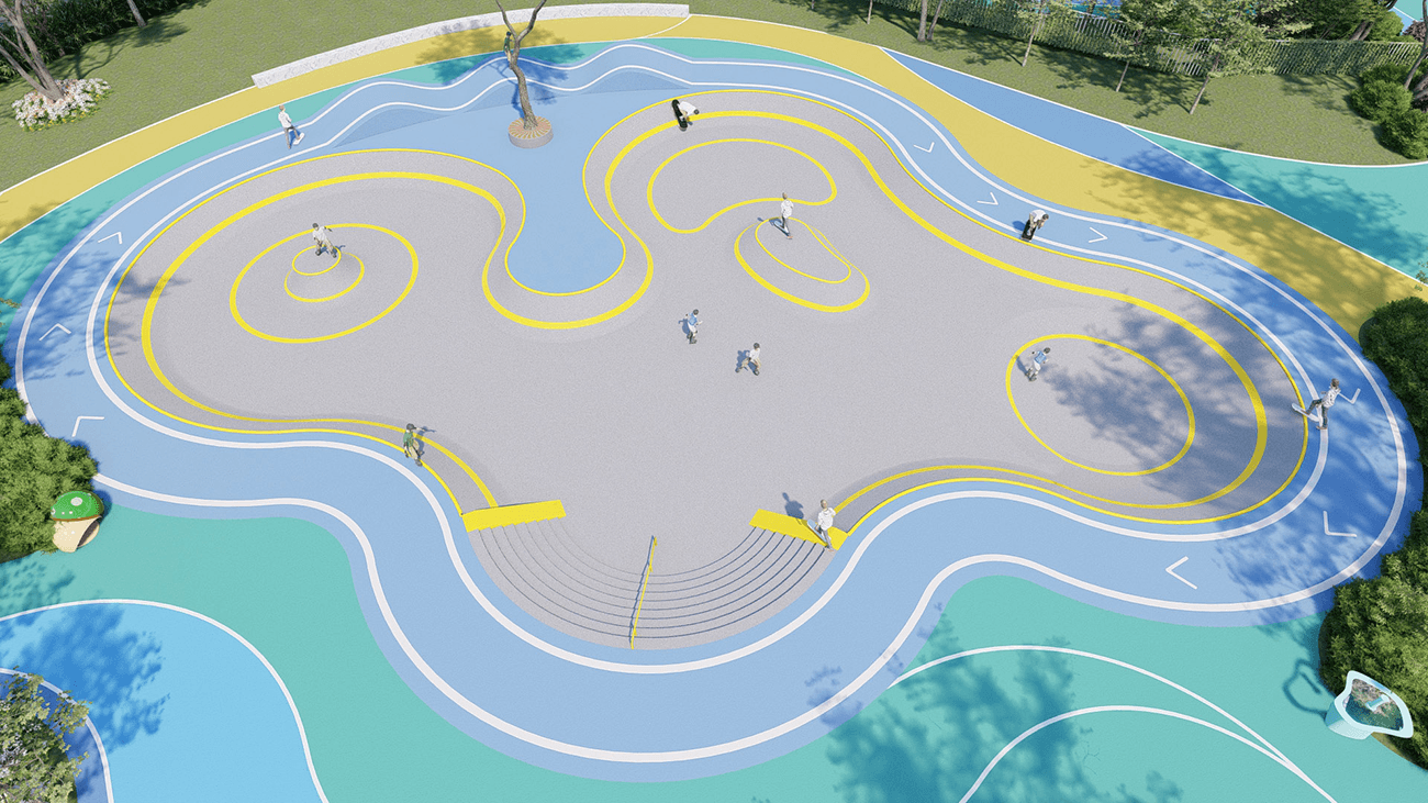 Smart Sports Park in Liancheng, Fujian
