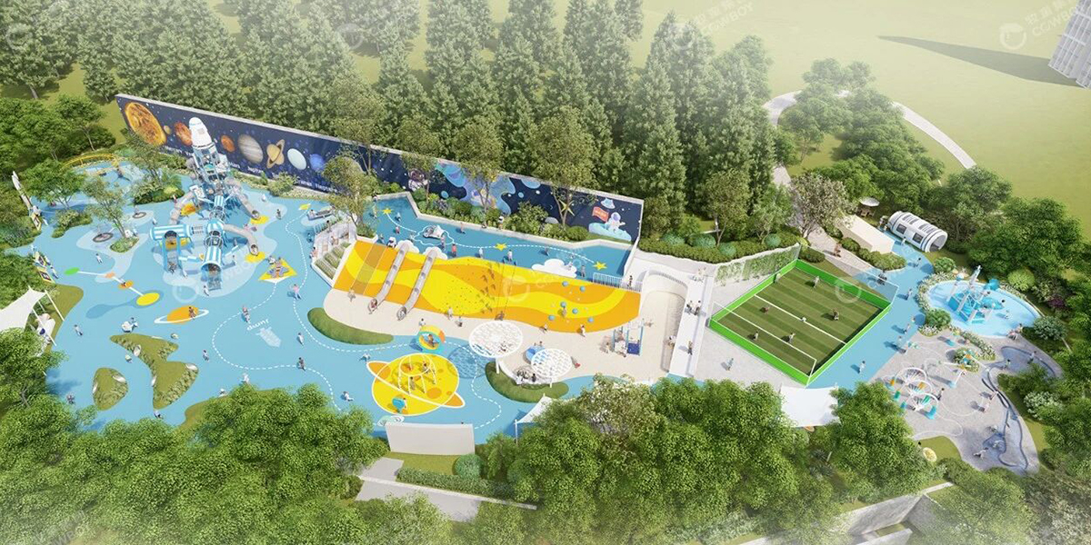 As a Commercial Playground Equipment Supplier, This Is How We Created A Space-themed Community Playground.