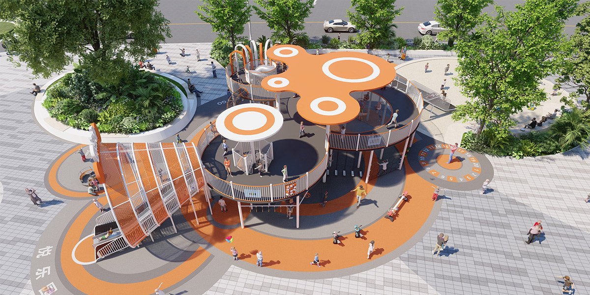 Foshan Children's Non-Powered Playground for Shopping Malls –Interactive Playground Solution for All Ages by Cowboy Group