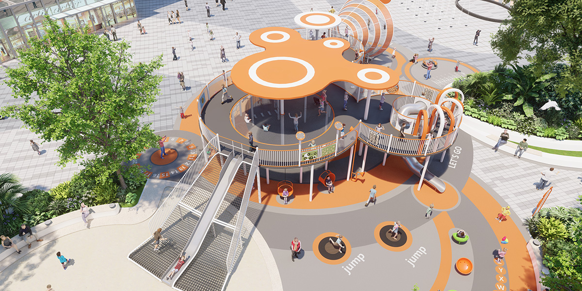 Foshan Children's Non-Powered Playground for Shopping Malls –Interactive Playground Solution for All Ages by Cowboy Group