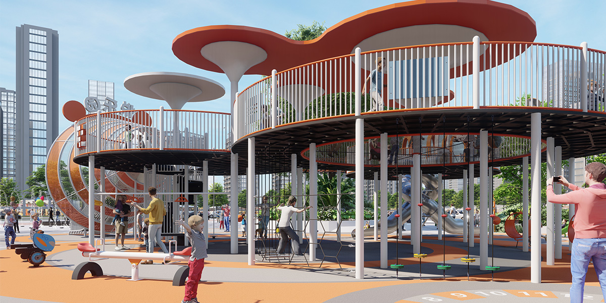 Foshan Children's Non-Powered Playground for Shopping Malls –Interactive Playground Solution for All Ages by Cowboy Group